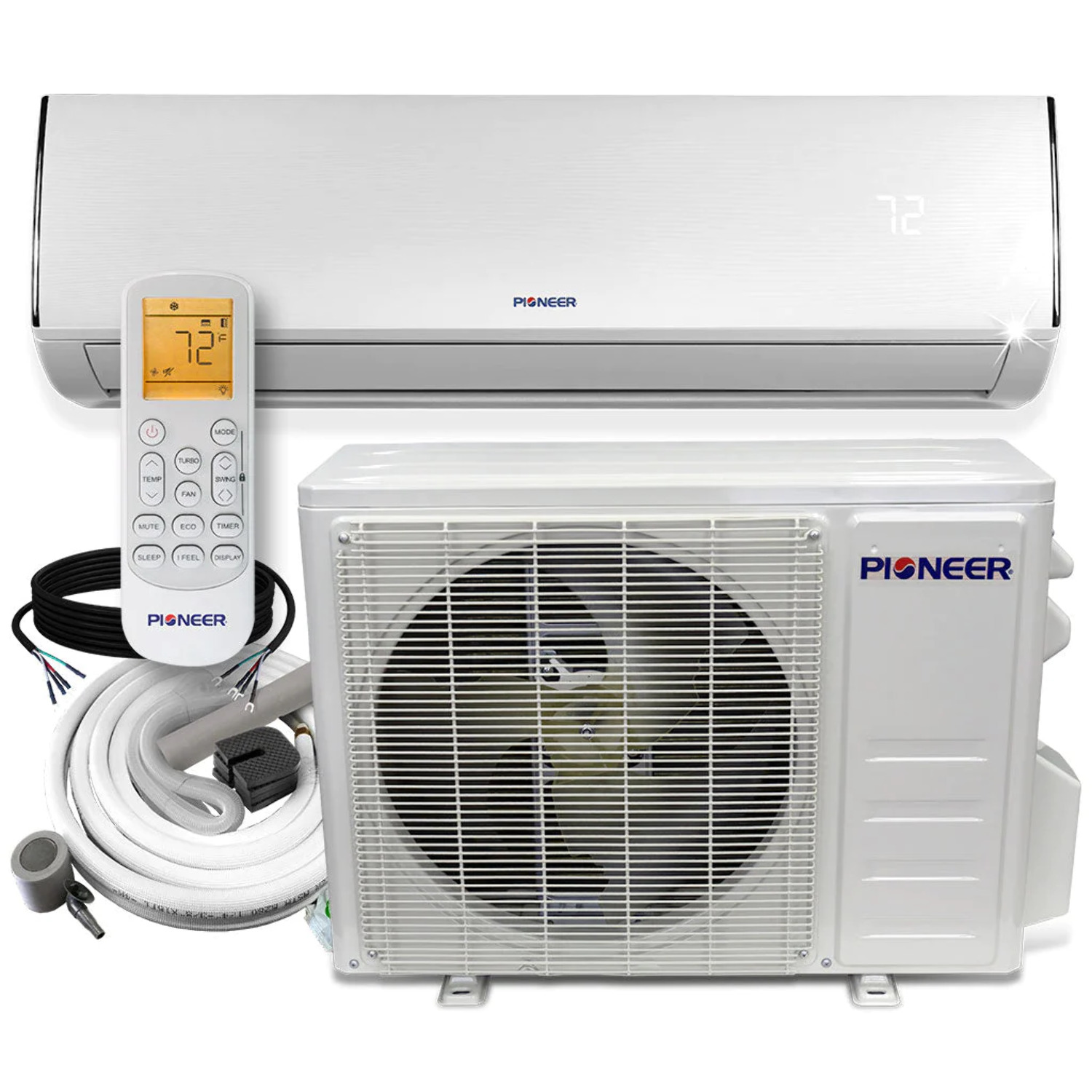 Pioneer Diamante Series 12000 BTU Mini-Split Air Conditioner and Heat Pump