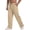 Khaki, variant on GrmtClth Sweatpants For Men Straight Leg Open Bottom Loose Fit Drawstring Waist Side Pockets Lightweight Gym Casual Lounge Trousers Army Green L