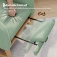 thumbnail image 5 of Rocking Chair for Nursery, Upholstered Glider Rocker with High Backrest and Padded Seat, Comfy Accent Armchair with Side Pocket for Bedroom, Living Room, Nursing Room, 5 of 7
