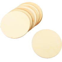 Wood Cutouts Circles for Crafts Blank Chips Round Disc Carving The Plywood 30 Pcs