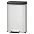 thumbnail image 2 of YUSAZENS 80L Large Step-on Trash Can for Kitchen, with Liner Rim and Soft Close Plastic Lid, Versatile and Functional, White Color, 2 of 9