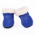 thumbnail image 5 of 4pcs Warm Small Dog Snow Boots Footwear Waterproof Puppy Cat Booties Socks Anti-Skid Pet Winter Shoes S/M/L/XL, 5 of 8