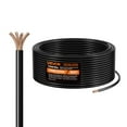 thumbnail image 1 of VEVOR 12 AWG THHN Wire 19-Stranded Black Copper Building Wire Nylon Jacket 100 ft 600V, 1 of 9