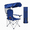 Blue, variant on YESGAIN Portable Camping Chair with Canopy Shade - UPF50+ Sun Protection, 300LB Heavy Duty Folding Outdoor Lawn Chair