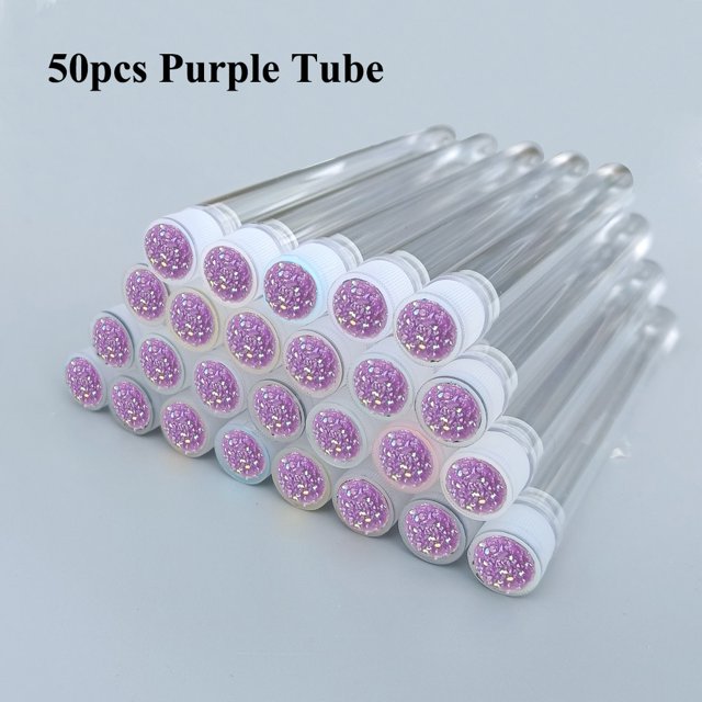 50 Uds tubo de cepillo de pestañas reutilizable cepillo de pestañas cepillo de cejas taladro de resina varita de rímel reemplazable cepillos a prueba de polvo Tan Jianjun unisex