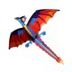 thumbnail image 1 of Kite dragón Hermoso Supersize 3D de dragón para niños adultos de actividad voladora con cola con herramientas voladoras Magideal Kite dragón, 1 of 6