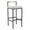Beige - Linen, variant on Guyou Modern Bar Stools Set of 4, 30 Inch Tall Barstools with Low Backrest, Industrial PU Island Stools with Metal Legs, Counter Stools for Kitchen Island Bar Bars, Black
