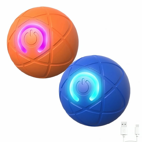 BESTSKY Bouncy Ball for Dogs,Chewy Bouncing Ball Shaky Ball Toy for Dogs,Shaking Dog Ball Automatic Moving Dog Toy Ball Light Up Dog Ball for Small Medium Large Dogs