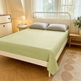 thumbnail image 5 of AuroraX Bed Sheet Twin Size Sold Separately Green Flat Sheets Twin, 5 of 6