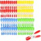 thumbnail image 1 of Pinzas de plástico Juvale para la ropa, 4 colores (8,4 cm, 72 unidades), 1 of 5