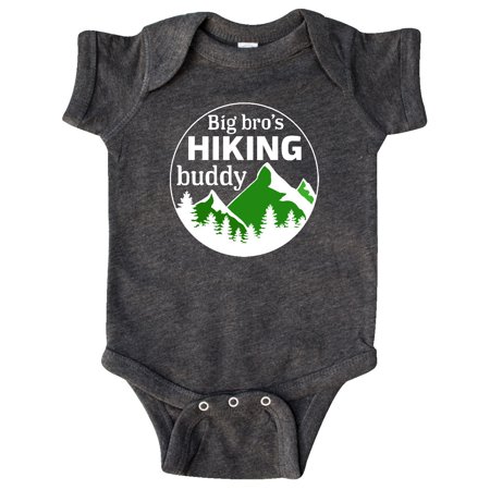 

Inktastic Big Bro s Hiking Buddy with Mountains and Trees Gift Baby Boy or Baby Girl Bodysuit