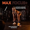 thumbnail image 4 of AminoLean MAX Pre Workout Powder with BCAAs and EAAs, Intense Amino Energy for Lean Muscle, Strawberry Lemonade Flavor, 25 Servings, 4 of 7