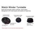 thumbnail image 3 of Garosa Watch Winder for 4 Automatic Watches + 6 Grids Watch Storage Case Quiet Motor Multiple Rotation, Automatic Watch Winder, Watch Winder 4, 3 of 7