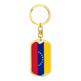 thumbnail image 4 of Drapeau du Venezuela Porte-Clés Pivotant en Acier Inoxydable Ou or 18 Carats, 4 of 8