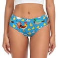 thumbnail image 1 of Fotbe Rooster And Chickens Calzones Estampados para Mujer – Ropa Interior de Algodón, Cómoda, Suave y Elástica-4X-Large, 1 of 6