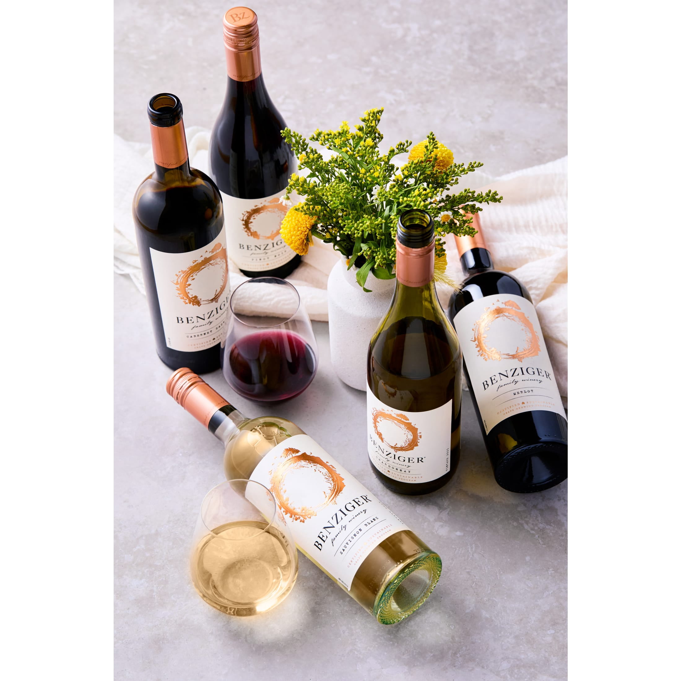 Benziger Family Winery Cabernet Sauvignon, Red Wine, 750ml