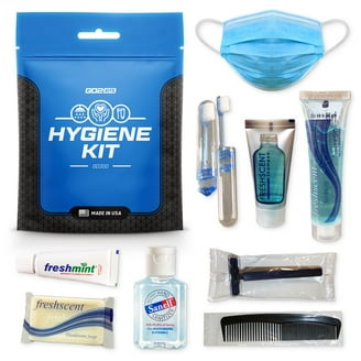 Go2Kits 5-Pack PPE Hygiene Toiletry Kits for Travel, Business