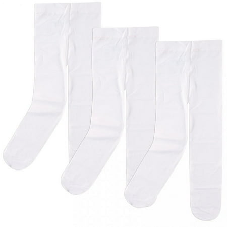 UPC: 0660168000078 | Luvable Friends Baby and Toddler Girl Nylon Tights  White  2T-4T