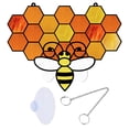 thumbnail image 4 of FRCOLOR  Door Decor Front Bee Pendant Window Seal Fake Hanging Plant, 4 of 8