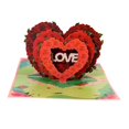 thumbnail image 3 of Tarjeta del día de San Valentín Tarjeta de felicitación Tarjeta de felicitación romántica 3D Tarjeta de aniversario para graduación, boda , Rojo Macarena Tarjetas del día de San Valentín, 3 of 8