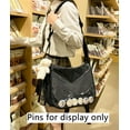 thumbnail image 5 of Cute Ita Bag Pin Display Crossbody Bag for Women Y2k Aesthetic Purse Japanese Cartoon Tote Bag Shoulder Bag, 5 of 9
