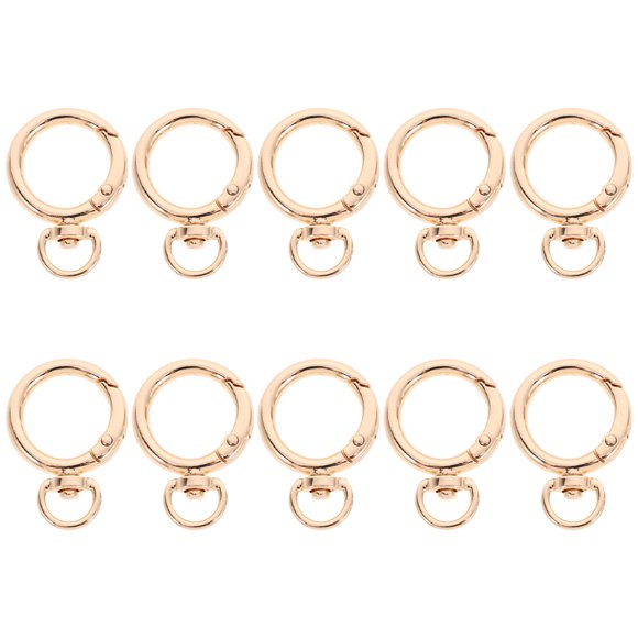 VERDANVERSE 10Ud Aros Y Dorados Para Llavero Para Organizar Llaves Y Accesorios