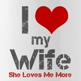 thumbnail image 2 of CafePress - I Love My Wife Water Bottle - Stainless Steel Water Bottle, Sports Bottle, 1.0L, 2 of 5