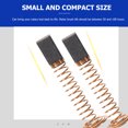 thumbnail image 2 of Miangastore Carbon Motor Brush Replacement Part 4Pcs 1.1X0.4X0.4In Golden Copper, 2 of 9