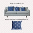 thumbnail image 6 of 20" x 20" Simply Daisy Starfish Indoor/Outdoor Pillow, Nautical Navy Qty 1, 6 of 6
