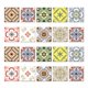thumbnail image 1 of Paquete de 20 Pegatinas Azulejos, Pegatinas de Transferencia de Azulejos de Pared Estilo Marroquí, Autoadhesivas, Aecoración de Arte Vintage B 10x10cm Baoblaze Mosaico de azulejos de pared pegatinas, 1 of 8