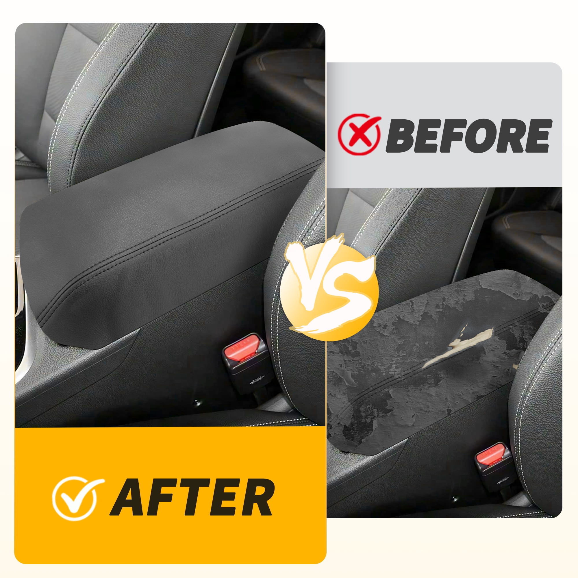 Unique Bargains Premium Center Console Armrest Cover for Hyundai Sonata 2015-2019 Models