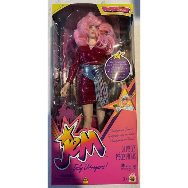 Jem & The Holographs Jem Muñeca Clásica de Moda de 12", Niños a Partir de 3 Años
