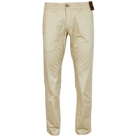 Straight Leg Wool Trousers - Jack South London Men's Slim Fit Straight Leg Casual Pants Chino Trousers Stone
