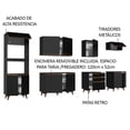thumbnail image 4 of Cocina Integral Completa Modular Madesa Reims 320cm Negro 03, 4 of 10