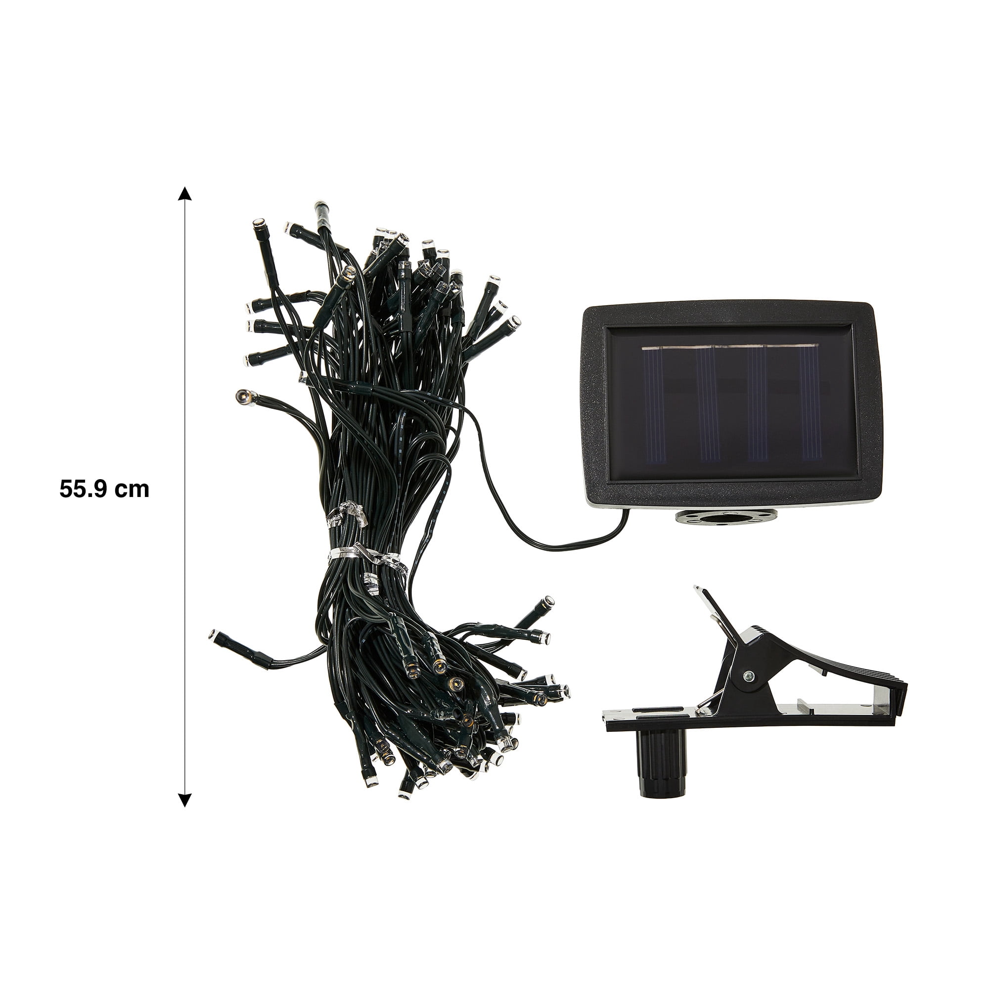 Mainstays Solar LED Umbrella Light with 72 Lights - Warm White