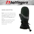 thumbnail image 5 of HOTFINGERS Snow-Line Ladies Waterproof Mittens, Color: Black/Dark Gray, Size: S, 5 of 6
