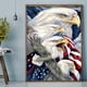 thumbnail image 3 of Cuadros Decorativos 5D Full Round Drill Diamond Painting USA Eagle Mosaic Kit Art Craft (A3632) Likrtyny embutido en tela, 3 of 6
