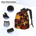 thumbnail image 4 of Fotbe Autumn Maple Leaves A Lightweight Casual Laptop Backpack for Men and Women, Daily use Waterproof backpack, Backpack for College, 4 of 7