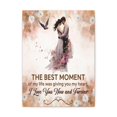thumbnail image 3 of To My Wife The Best Moment of My Life Canvas Wall Art – Romantic Gift of Love & Devotion, 3 of 13