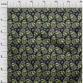 thumbnail image 3 of oneOone Georgette Viscose Black Fabric Skull Craft Projects Decor Fabric Printed By The Yard 42 Inch Wide, 3 of 5