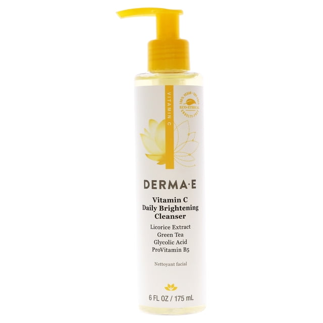 Derma-E Limpiador Limpiador iluminador diario con vitamina C 6 oz Derma-E Derma-E Limpiador