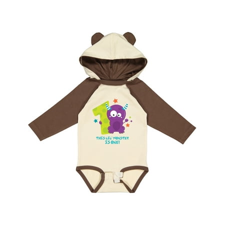 

Inktastic Monster 1st Birthday Gift Baby Boy or Baby Girl Long Sleeve Bodysuit