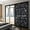 Black A, variant on Blackout Window Film Static Cling Privacy 99% Light Blocking,1PC,Black