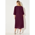 thumbnail image 2 of Catherines Women's Plus Size Petite Midnight Dazzle Flyaway Dress, 2 of 6