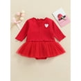 thumbnail image 2 of Honganda Baby Girls Romper Set, Sleeveless Romper with Long Sleeve Jacket, 2 of 9