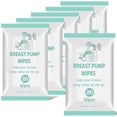 thumbnail image 1 of Toallitas extractor de leche Threlaco, paquete de 6, 120 unidades, verdes, 1 of 6