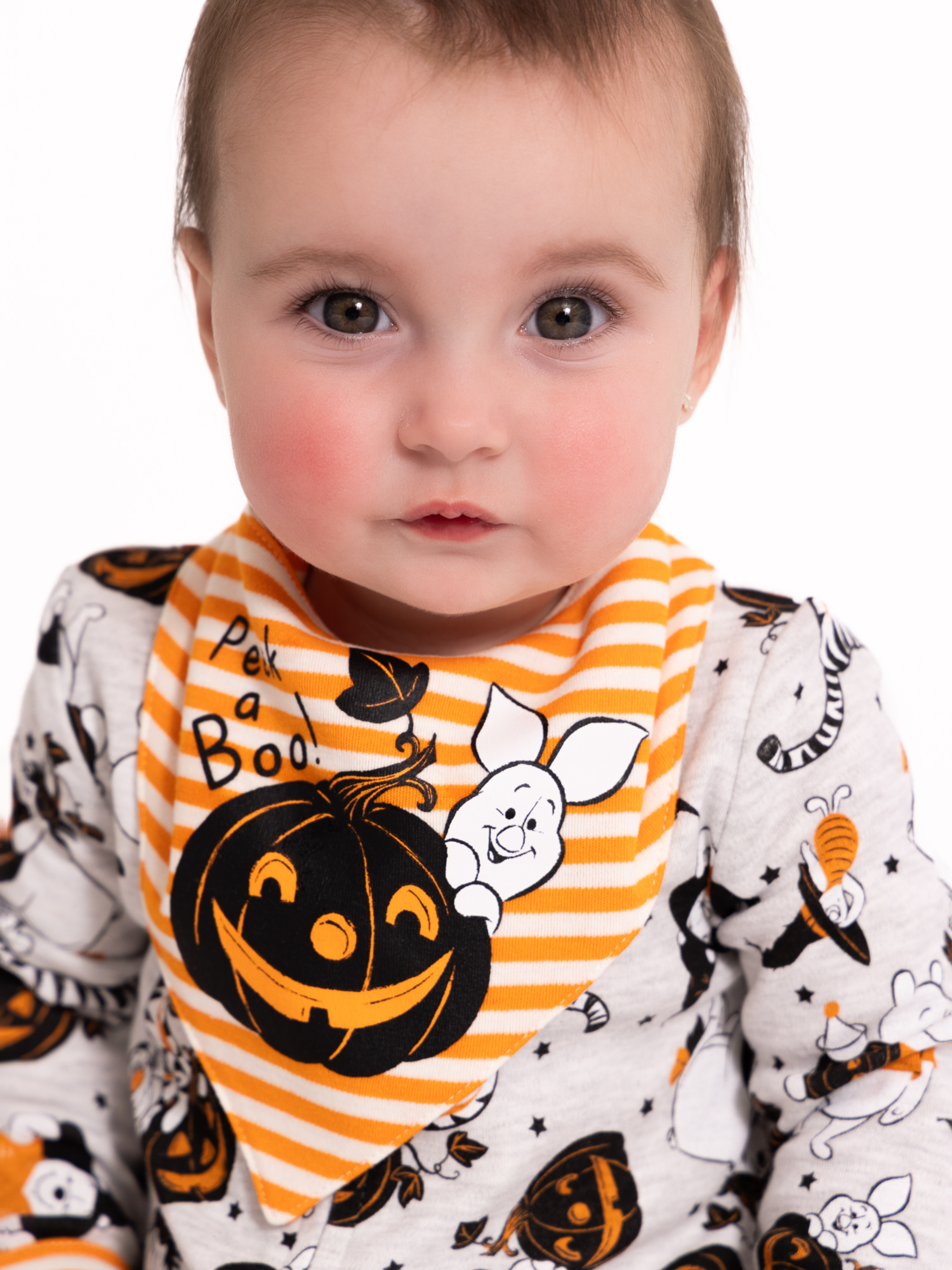 Baby Character Halloween Footed Sleep N Play & Bib Set, 2-Piece, Sizes Newborn-6/9 Months