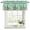 Multicolor, variant on St. Patrick's Day Curtain Valances for Windows, Kitchen Valance Window Treatments Panel 2 Pack, Gnomes Shamrock Clovers Blue Stripes Rod Pocket Short Curtains for Bathroom Bedroom 54 x 18 Inch