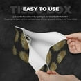 thumbnail image 5 of Lsque Gold Mandala Printed Long Tissue Box Cover Holder, Facial Paper Organizer Dispenser,Triangle with Bottom Belt, PVC Leather Decorative Organizer, 5 of 9