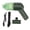 Green, variant on Suodoka Handheld Vacuum Cordless Rechargeable Dual Filtration Lightweight Dust Buster 3600mAh Built-In Battery for Home Auto Cleaning, Black (10.24 in / 26 cm)